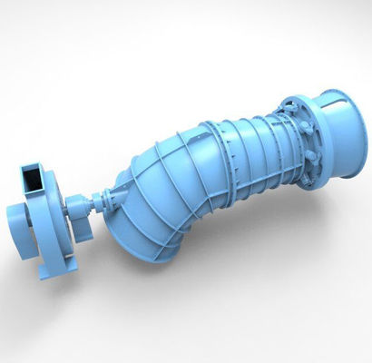 ποιότητας  Stainless Steel Or Carbon Steel Tubular Head Low Water Hydro Turbine Generator εργοστάσιο